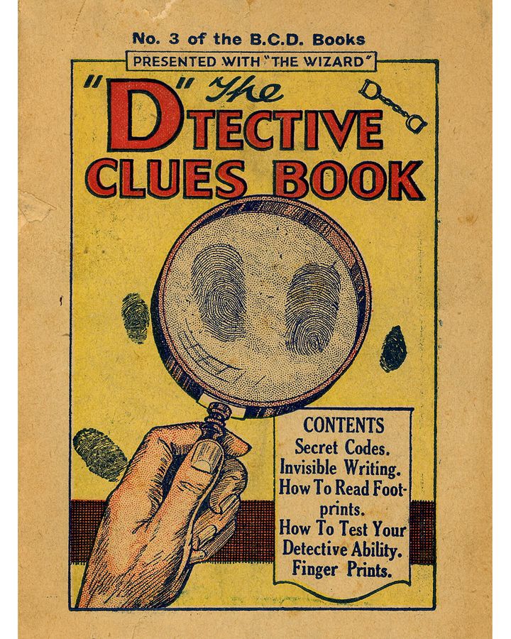 This 1930s "clues book" allowed readers to play detective, in an early example of interactive murder mysteries (Credit: Leeds Museums)