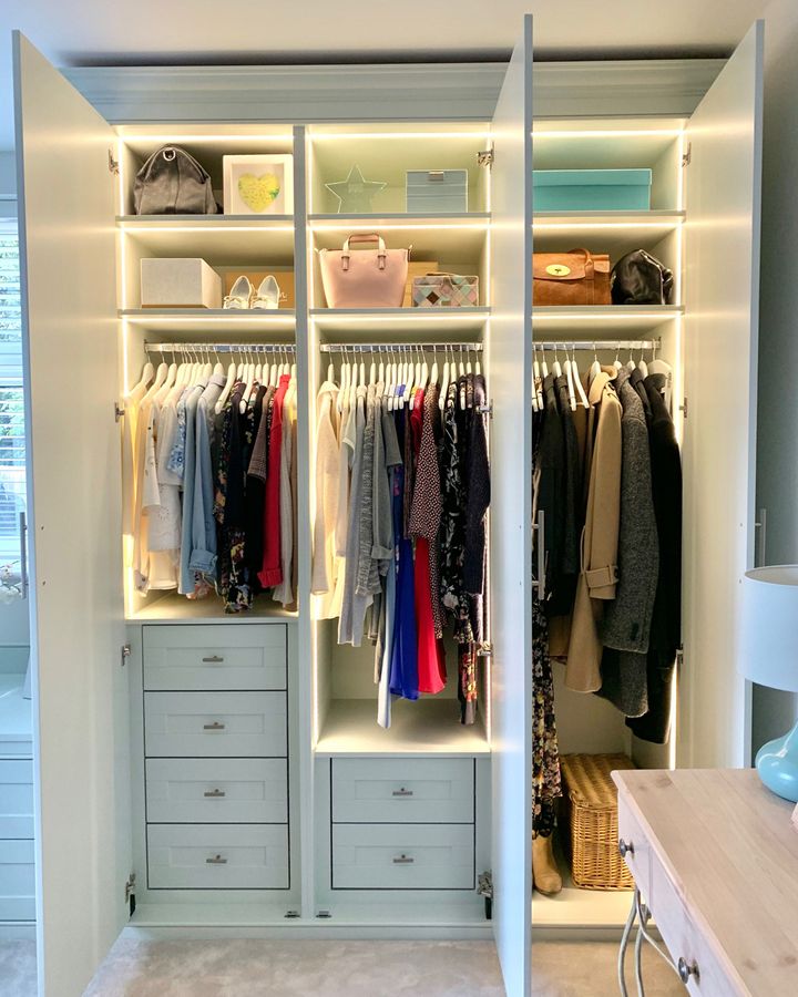 If clothing is well organised, it is easier to know exactly what we own, and we will be more likely to wear it and look after it (Credit: Katrina Hassan, Spark Joy London)