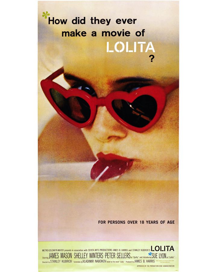 The poster for Kubrick's 1962 film Lolita featured a photo that has since become familiar and iconic (Credit: Getty Images)