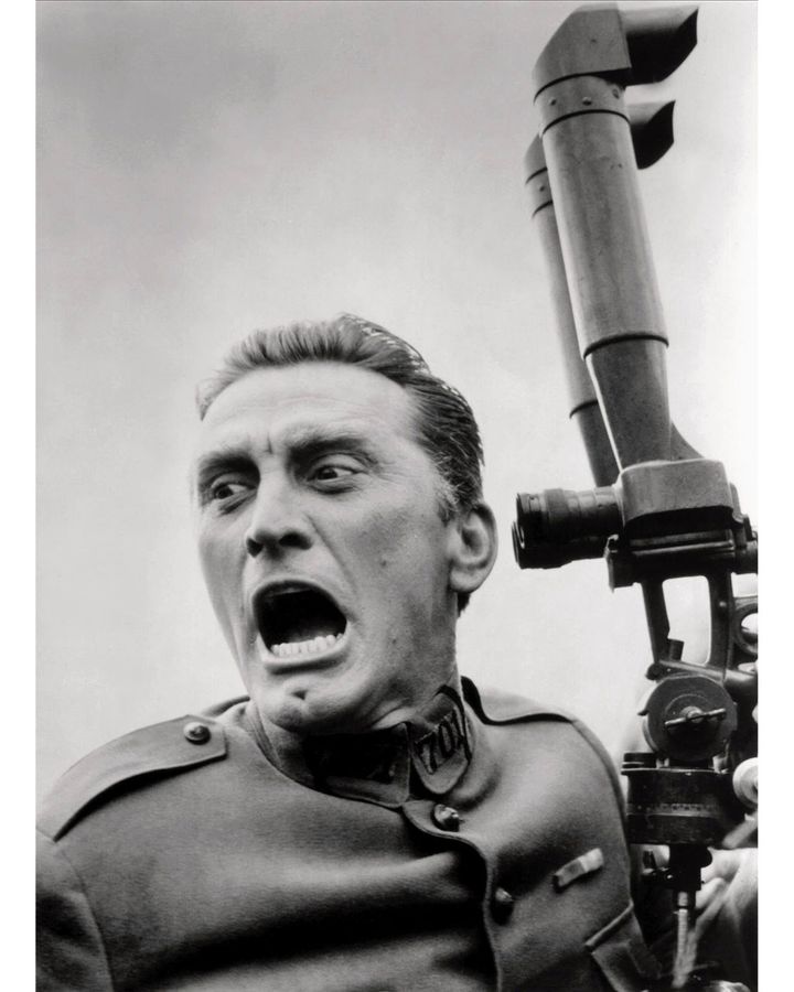 Paths of Glory stars Kirk Douglas as the commanding officer of French soldiers who refuse to continue a suicidal attack (Credit: Alamy)