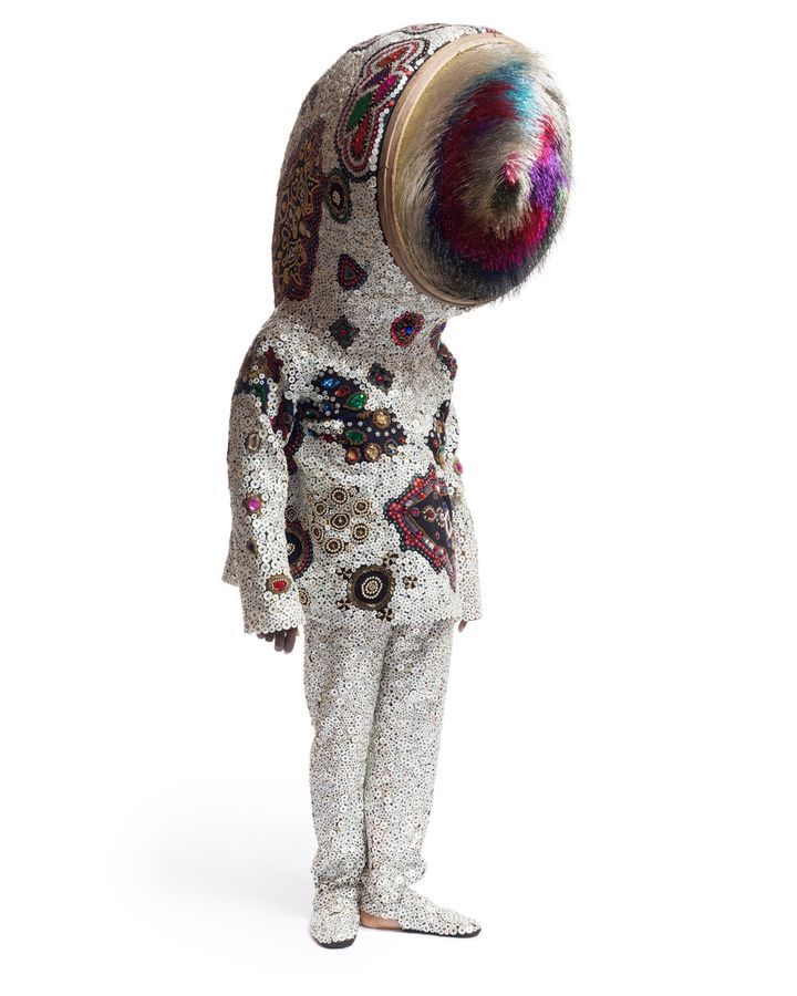 There's a shamanistic, larger-than-life presence in Soundsuit (2014) by US sculptor Nick Cave (Credit: Courtesy of artist/ Jack Shainman Gallery, NY/ Mandrake Hotel Collection)