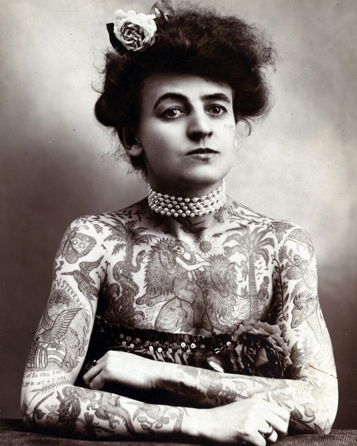 Maud Wagner was one of the first professional female tattoo artists in the US (Credit: Getty Images)