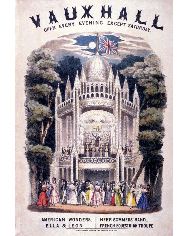 London's Vauxhall Pleasure Gardens captured the imagination of the public with its dazzling variety of entertainments (Credit: Getty Images)