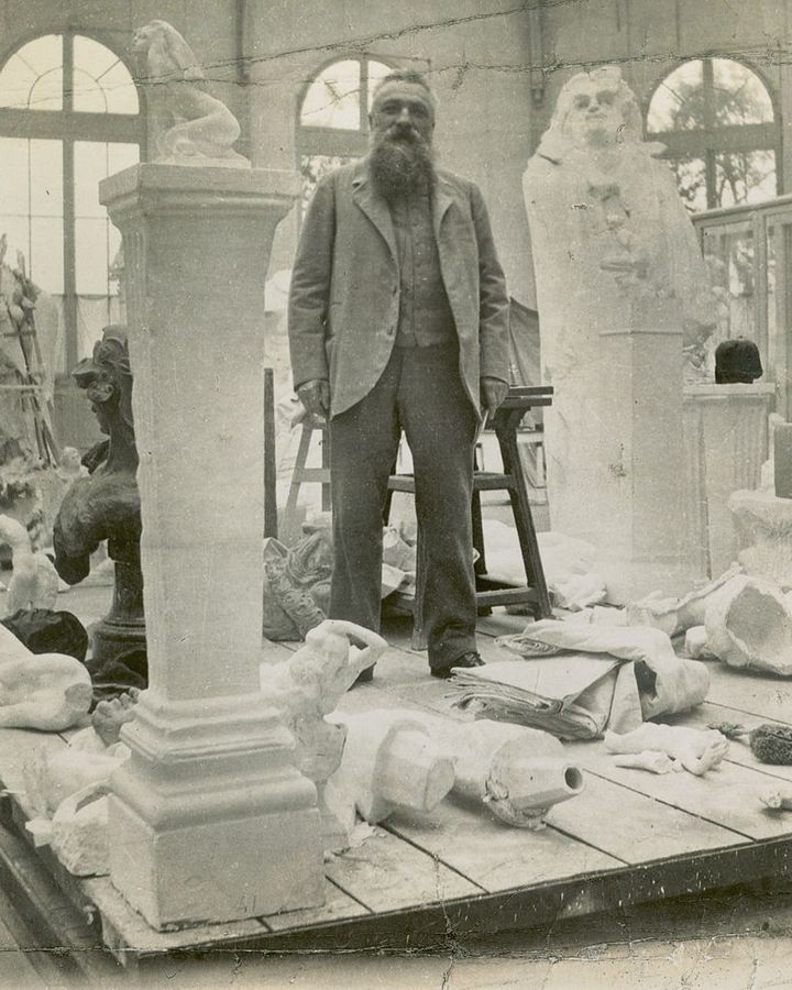 Rodin in his Pavilion Studio, c 1902, Eugène Druet (Credit: Musée Rodin, Paris)