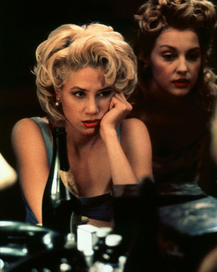1996's Norma Jean and Marilyn took the step of having two different actresses, Ashley Judd and Mira Sorvino, play her simultaneously (Credit: Alamy)