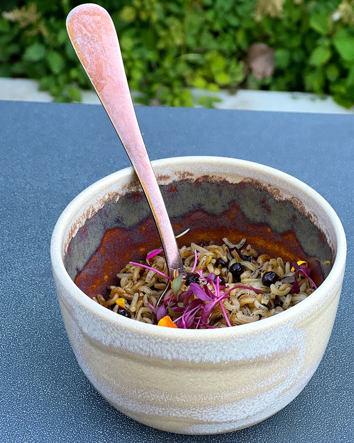 Hand-harvested wild rice (Credit: Dana Thompson)