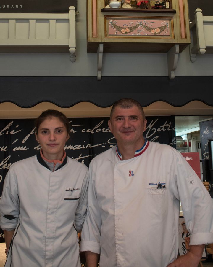 Audrey and Williams Jacquier run a popular Saturday morning mâchon at their Lyon restaurant Le Vivarais (Credit: Anna Richards)