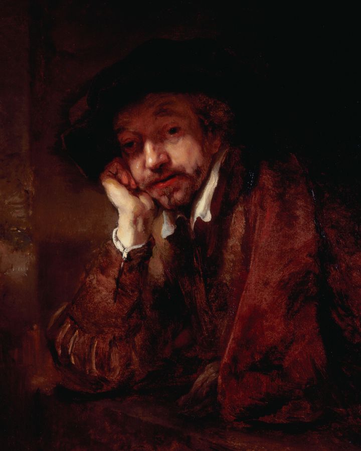 The Taft exhibition includes Man Leaning on a Windowsill, probably early 1700s, by an imitator of Rembrandt van Rijn (Credit: Taft Museum of Art)