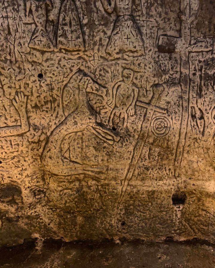 Despite a lack of proof, many people believe that Royston Cave was an underground hiding place for the Knights Templar (Credit: Daniel Stables)
