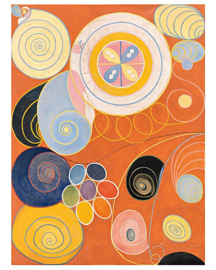 Hilma af Klint's The Ten Largest, Group IV, No. 3 Youth 1907 will feature in an upcoming exhibition at the Tate Modern (Credit: Tate/ Courtesy of the Hilma af Klint Foundation)