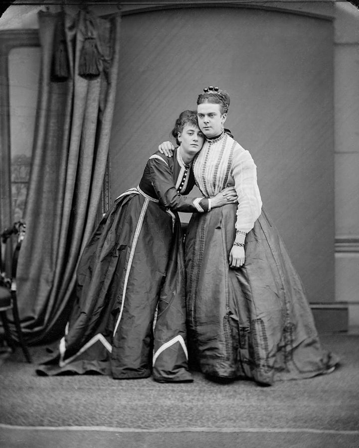 Fanny and Stella, aka Ernest Boulton and Frederick Park, were 19th-Century drag queens whose story and infamous trial was the subject of a 2013 non-fiction book (Credit: Alamy)