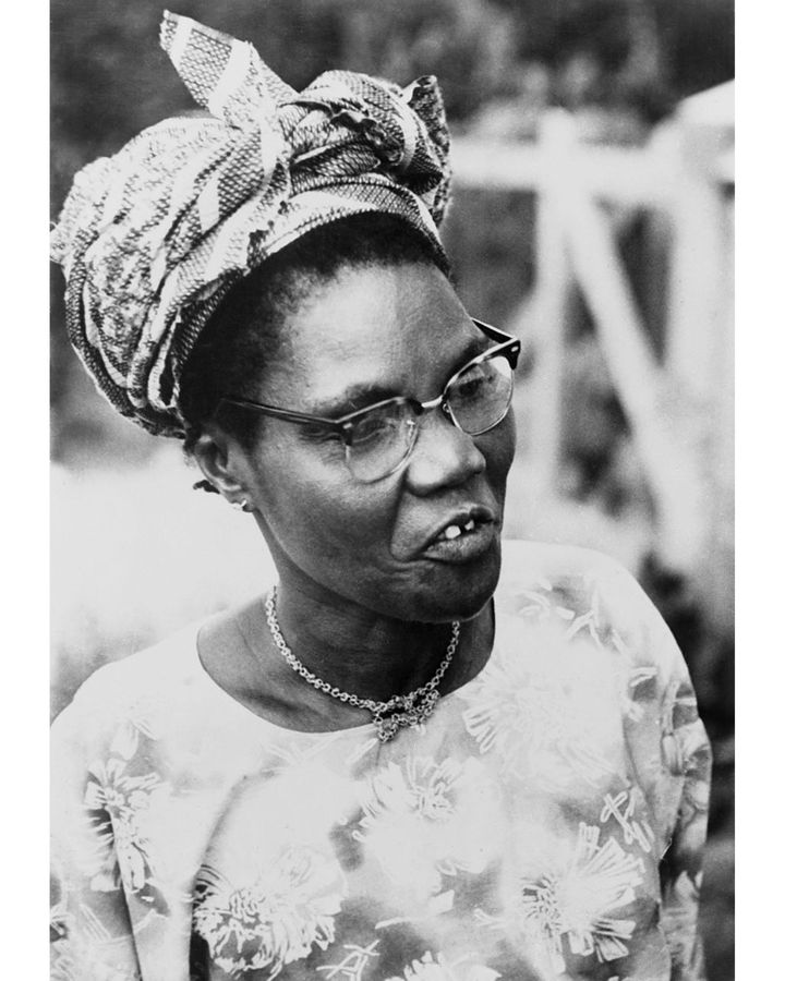 Kuti's mother, Funmilayo Ransome-Kuti, was a womens' rights activist (Credit: Alamy)