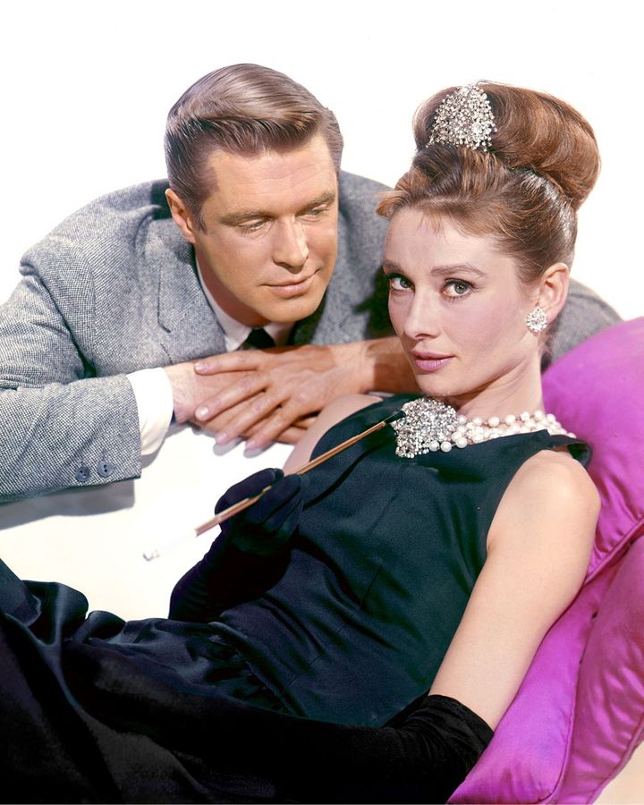 The distinctive diamond, made famous by Audrey Hepburn in the publicity photos for the 1961 film Breakfast at Tiffany's, has a problematic past (Credit: Getty Images)