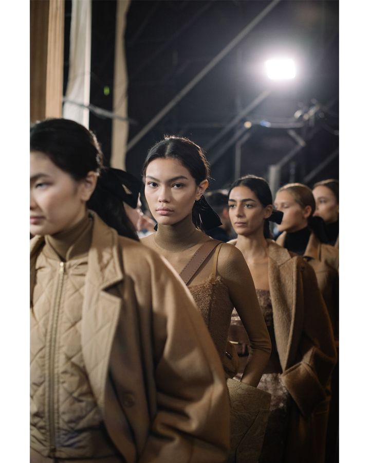Recently, there has been a shift towards a low-key but plush mood on catwalks, including Max Mara's 