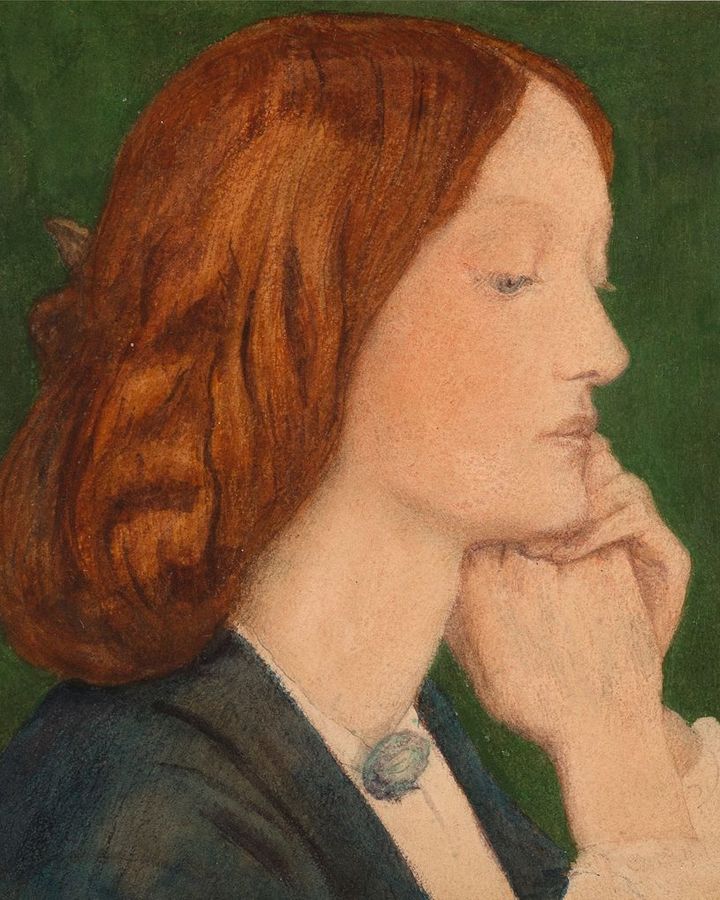 Elizabeth Siddal, c1854 – Siddal worked in a hat shop before being befriended by the Pre-Raphaelite artists, often serving as their model (Credit: Delaware Arts Museum)