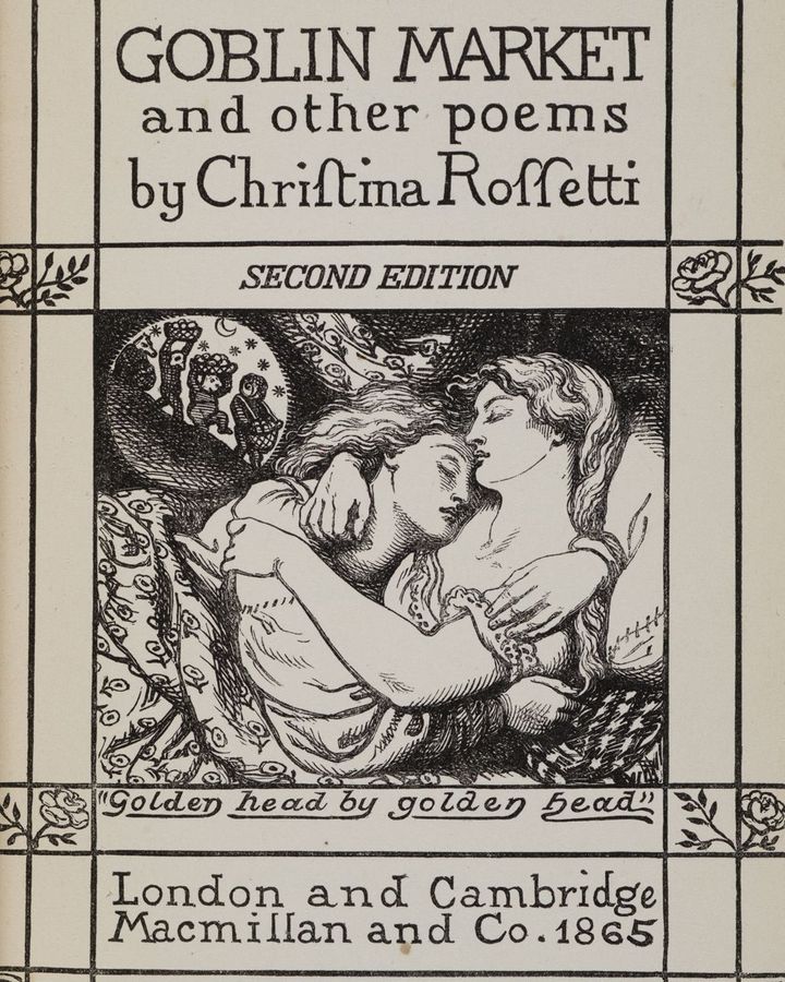 Christina Rossetti's poetry was first published when she was 16 years old; her best-known work is Goblin Market (Credit: Tate)