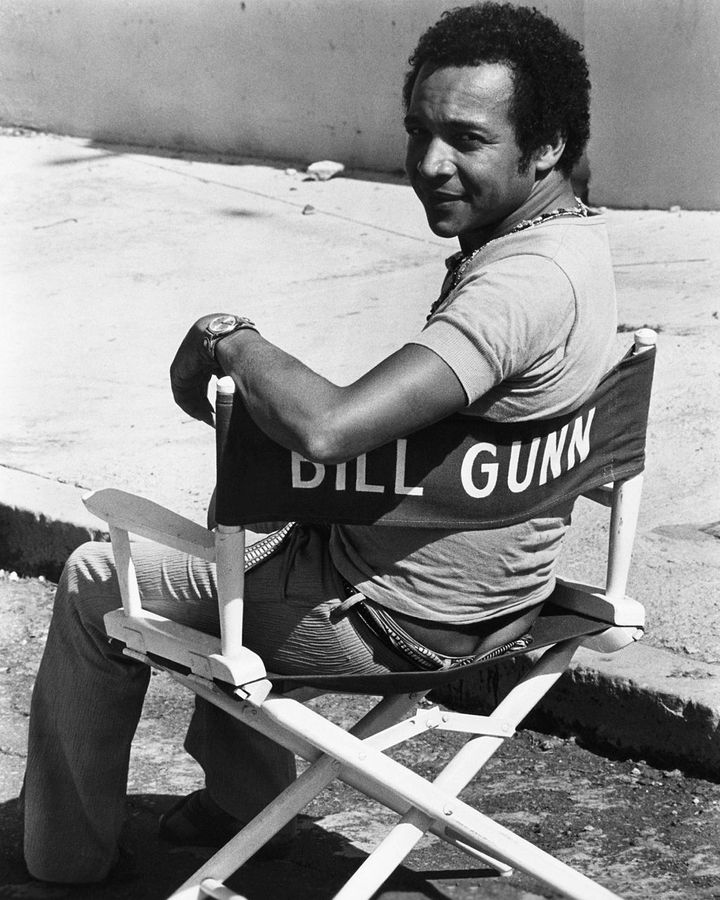 Bill Gunn on the set of his first film Stop! – which was set to be a major studio picture, but was shelved before release (Credit: Alamy)