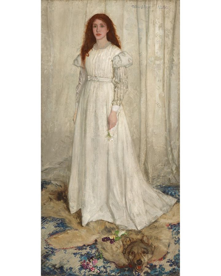 James McNeill Whistler's Symphony in White, No 1: The White Girl (1861-2) (Credit: The National Gallery of Art US)