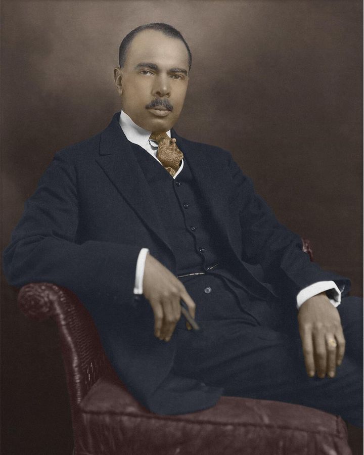 The scholar and poet James Weldon Johnson wrote Lift Every Voice and Sing as a birthday tribute to honour former US President Abraham Lincoln (Credit: Alamy) The scholar and poet James Weldon Johnson wrote Lift Every Voice and Sing as a birthday tribute to honour former US President Abraham Lincoln (Credit: Alamy)