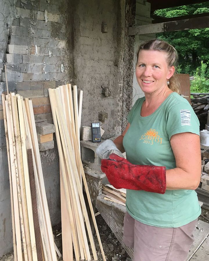 Diane Rosenmiller left a multi-decades career as a potter to become a scrub nurse in hospitals (Credit: Courtesy of Diane Rosenmiller)