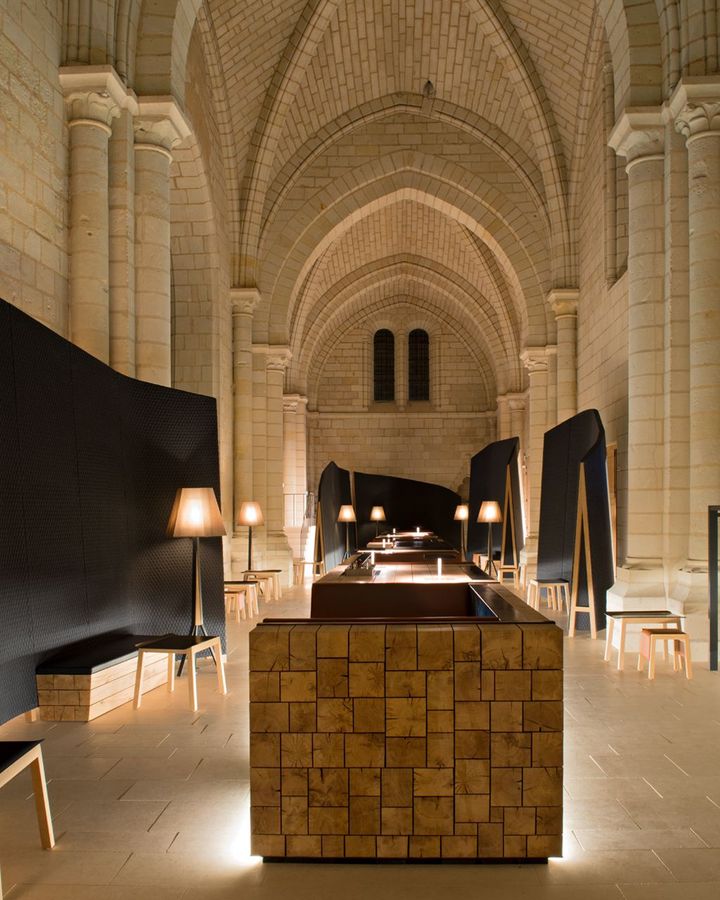 A monastery in the Loire Valley has been transformed into a hotel and restaurant (Credit: Nicolas Mathéus)