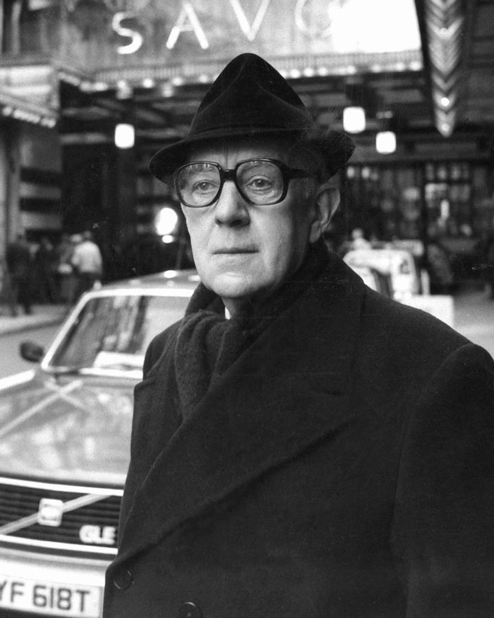 Alec Guinness as le Carré's most famous spy George Smiley; Smiley makes only  a shadowy appearance in The Spy Who Came in from the Cold (Credit: Alamy)