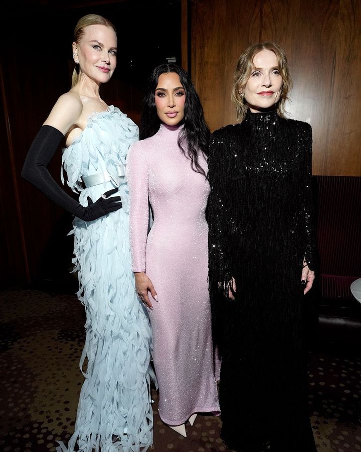 Nicole Kidman, Kim Kardashian and Isabelle Huppert were guests at a recent Kering Foundation charity dinner (Credit: Getty Images)
