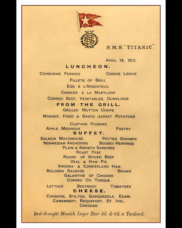Maryland fried chicken was listed on the 14 April Titanic menu as "chicken à la Maryland" (Credit: Shawshots/Alamy)