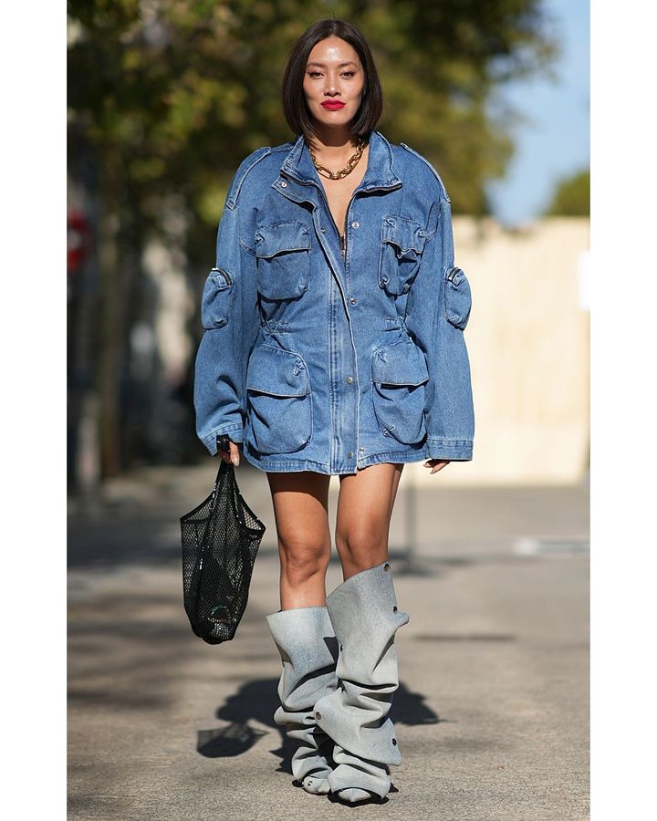 This year has seen an appreciation of double (or even triple) denim (Credit: Getty Images)