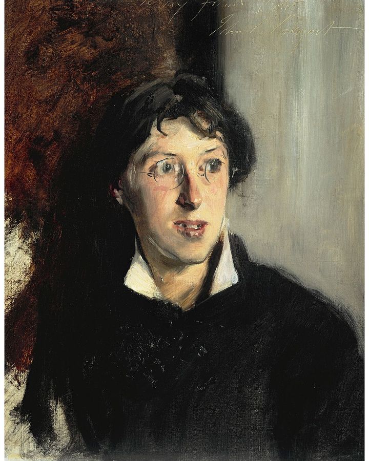 Vernon Lee (portrait, 1881) had known Sargent since childhood when their families had been neighbours in Nice, and she remained a friend all his life