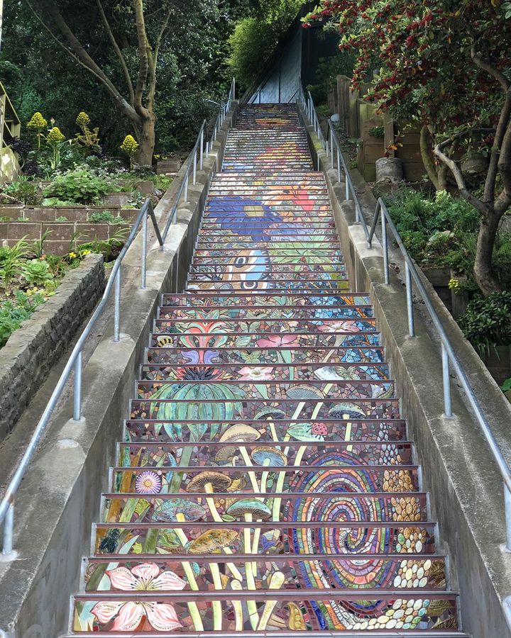 The city's hidden staircases are just as artistic as they are functional (Credit: Laura Kiniry)