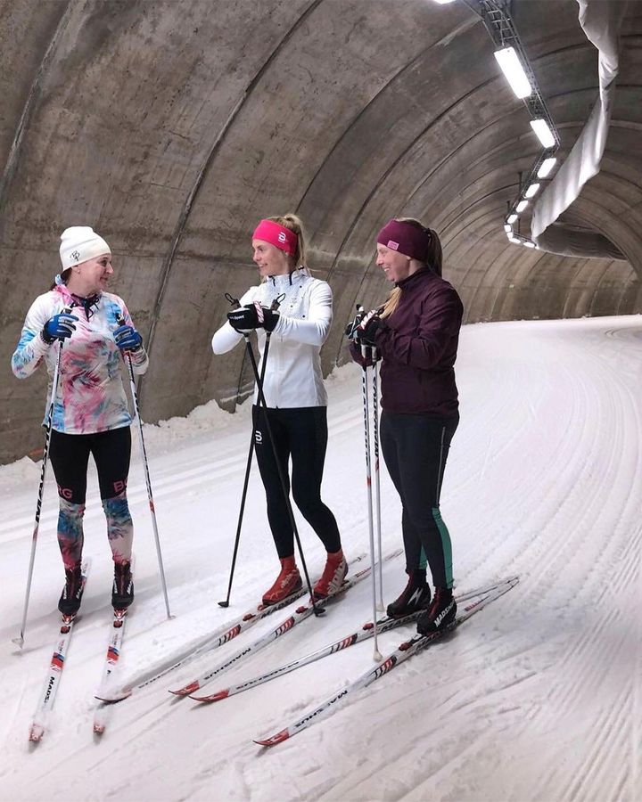 The tunnel is built with concrete arches and is lined with underground pipes covered in permafrost (Credit: Torsby Skidtunnel & Sportcenter)