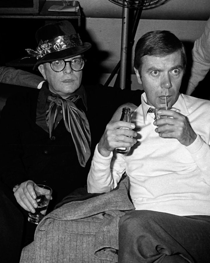 Capote and his married lover John O'Shea, who was disliked by the 'Swans' (Credit: Getty Images)