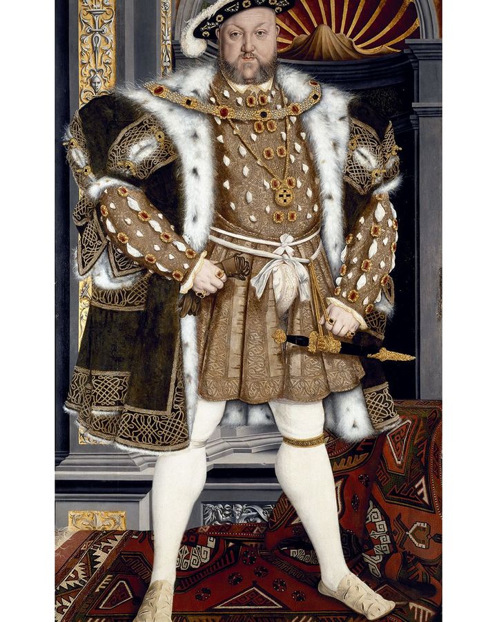 In Henry VIII's most famous portrait, he's dripping with furs, gold, and rubies – but it's his codpiece that really commands attention (Credit: Alamy)