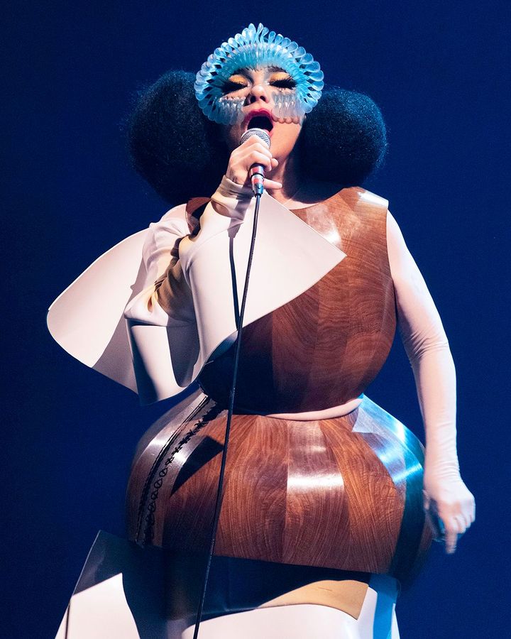 According to Bjork, Mitchell 'created an all-female universe with intuition, wisdom, intelligence, craftsmanship, and courage' (Credit: Getty Images)