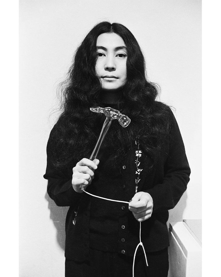 Yoko Ono with Glass Hammer, from a 1967 exhibition at London's Lisson Gallery (Credit: Clay Perry)