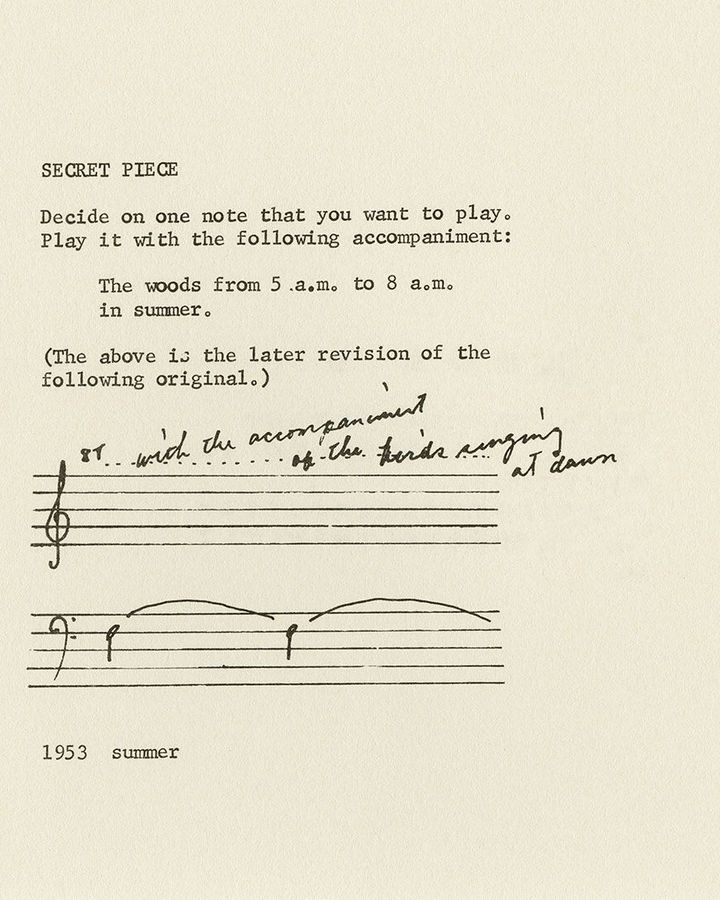 Secret Piece was part of Grapefruit, 1964, an interactive artwork on display at the Tate's Yoko Ono: Music of the Mind retrospective (Credit: Courtesy the artist)