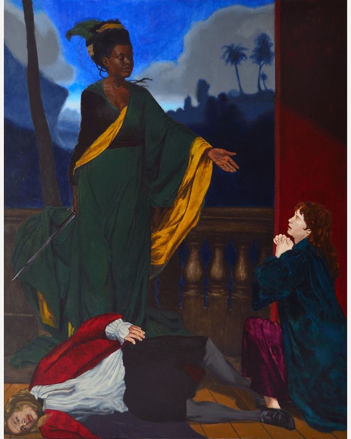 Nanny of the Maroons' Fifth Act of Mercy by Kimathi Donkor echoes High Renaissance style (Credit: Kimathi Donkor/ Courtesy of artist and Niru Ratnam/ Tim Bowditch)