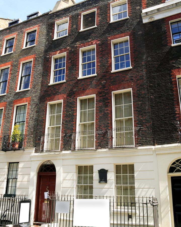 Franklin lived at 36 Craven Street near London's Trafalgar Square for 16 years from 1757-75 (Credit: Getty Images)