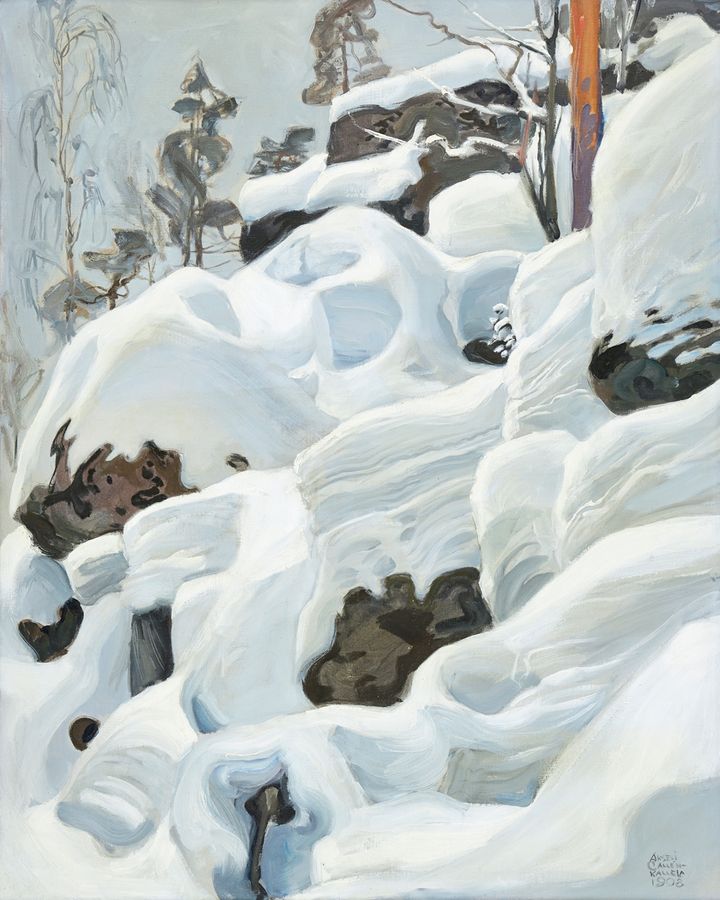 The Lair of the Lynx (1908) by Akseli Gallen-Kallela is featured in the exhibition Northern Lights at Fondation Beyeler, Basel (Credit: Courtesy of the Faurschou Collection)