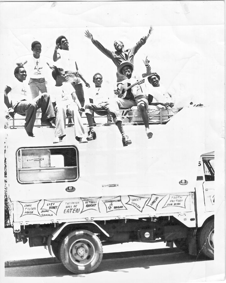 Witch on tour around the release of 1975's Lazy Bones; they were known for their marathon shows (Credit: Now Again Records)