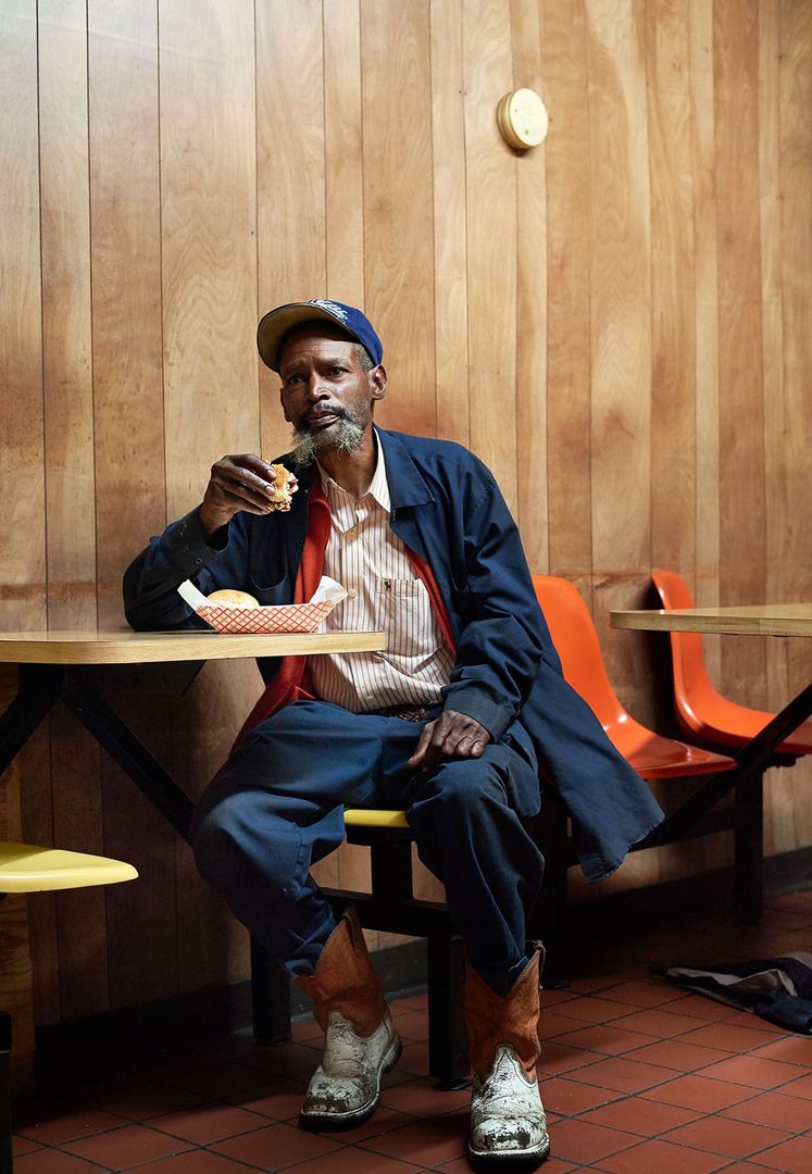 Carlos Laverne White has been coming to the Big Apple Inn for more than 50 years (Credit: Credit: Simon Urwin)