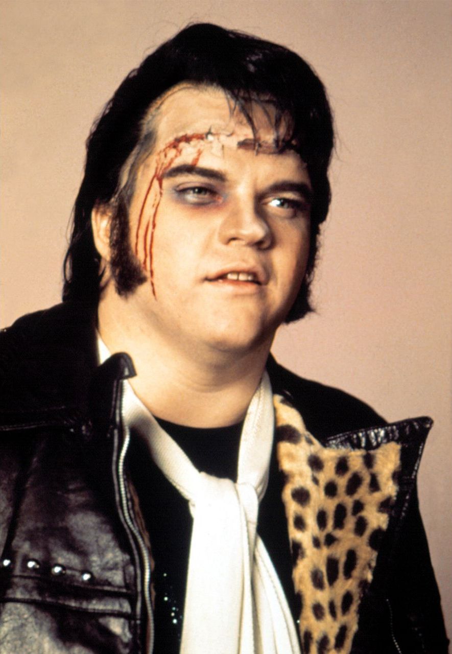 Meatloaf plays a delivery boy called Eddie, who donates part of his brain to Frank's creation Rocky (Credit: Alamy)