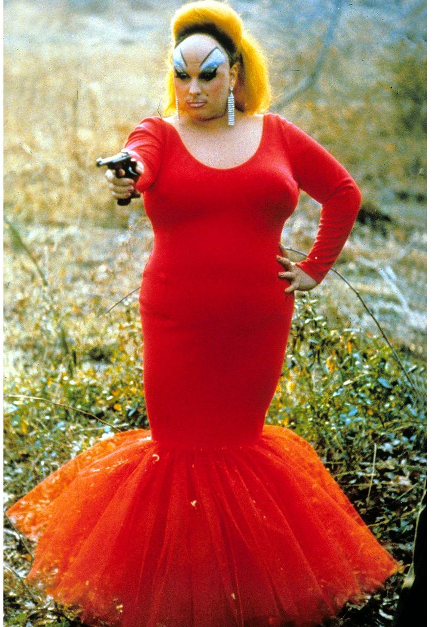 Divine was a key part of Baltimore’s countercultural scene, given the tagline “the most beautiful woman in the world, almost” by Waters (Credit: Alamy)