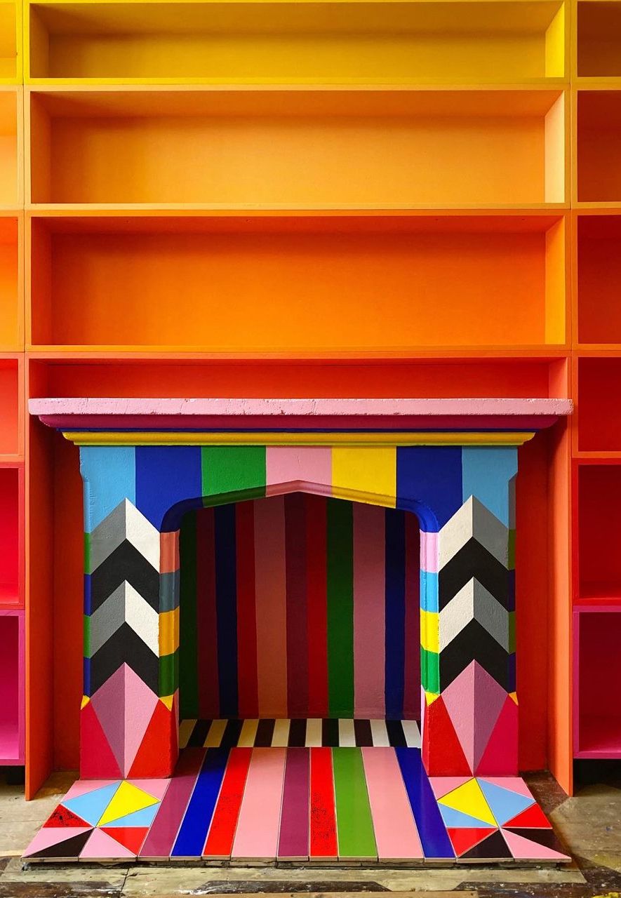 The designer Morag Myerscough's has been honing her trademark style for 30 years (Credit: Morag Myerscough)