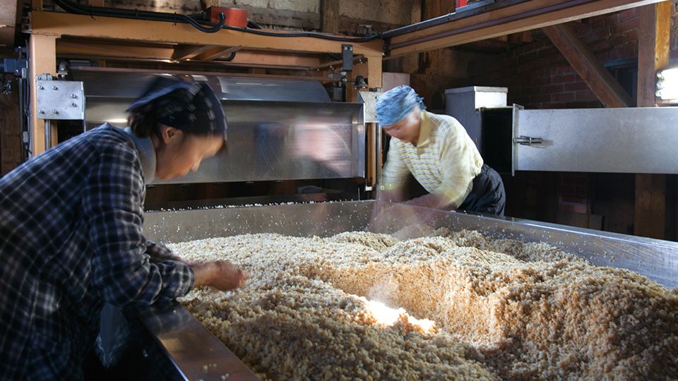 Making kinzanji miso