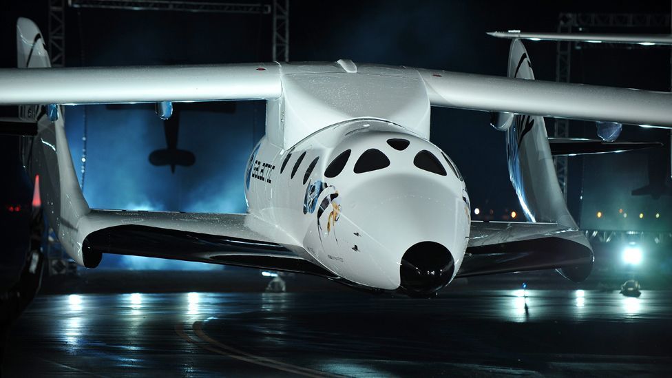 There are more and more ways for the public to experience space for themselves, such as this soon-to-be-launched Virgin Galactic craft. (Copyright: Getty Images)
