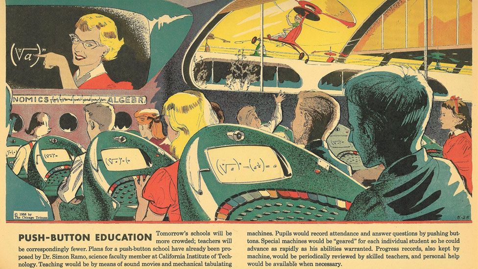 At its peak, the strip reached 19 million readers every Sunday, exploring topics as diverse as the future of education to the mechanisation of war. At its peak, the strip reached 19 million readers every Sunday, exploring topics as diverse as the future of education to the mechanisation of war.