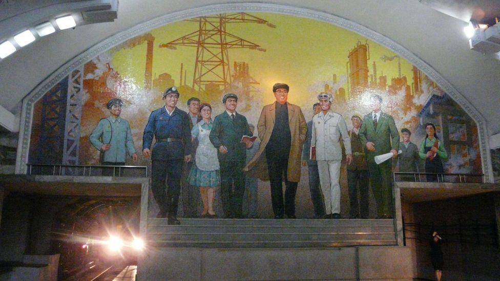 Pyongyang’s subway, North Korea