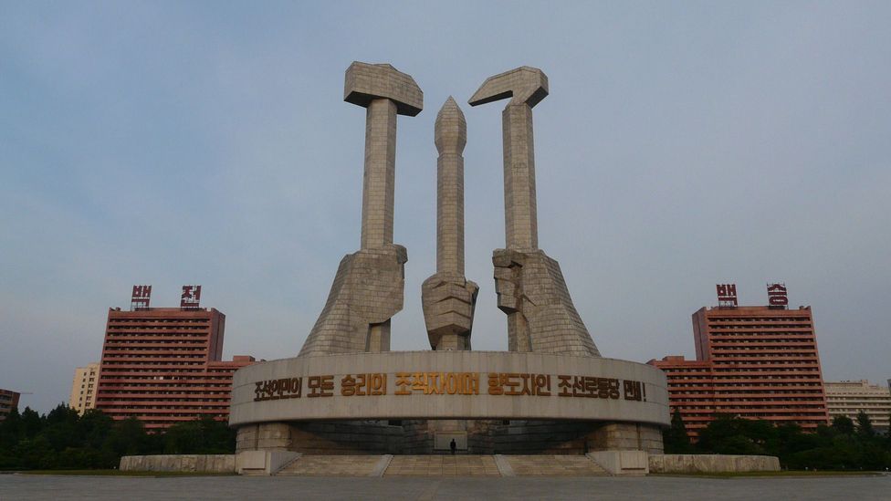 Monument to the Foundation of the Korean Workers’ Party, Pyongyang, North Korea